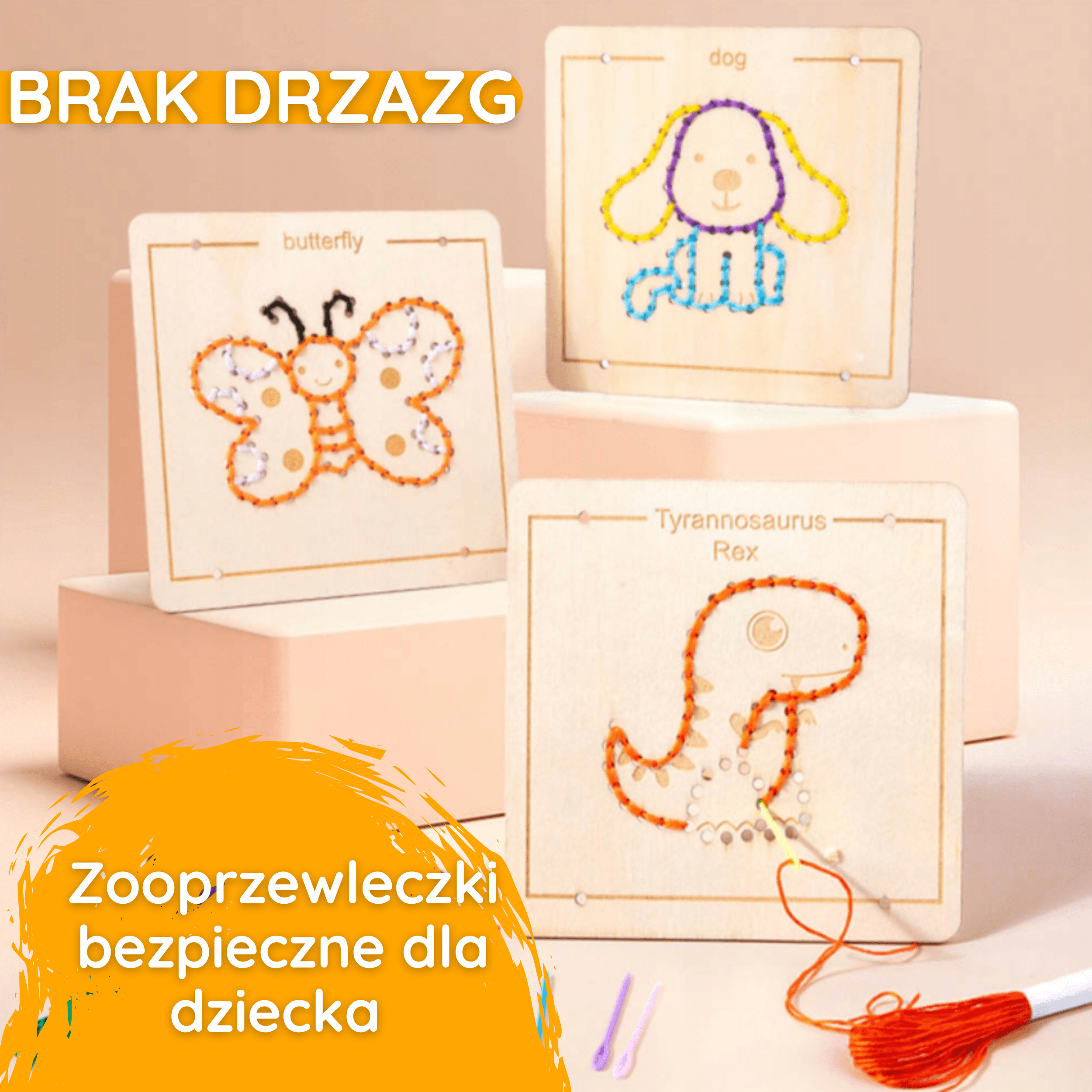 ZooPrzewleczki - Zestaw zwierzątek do szycia