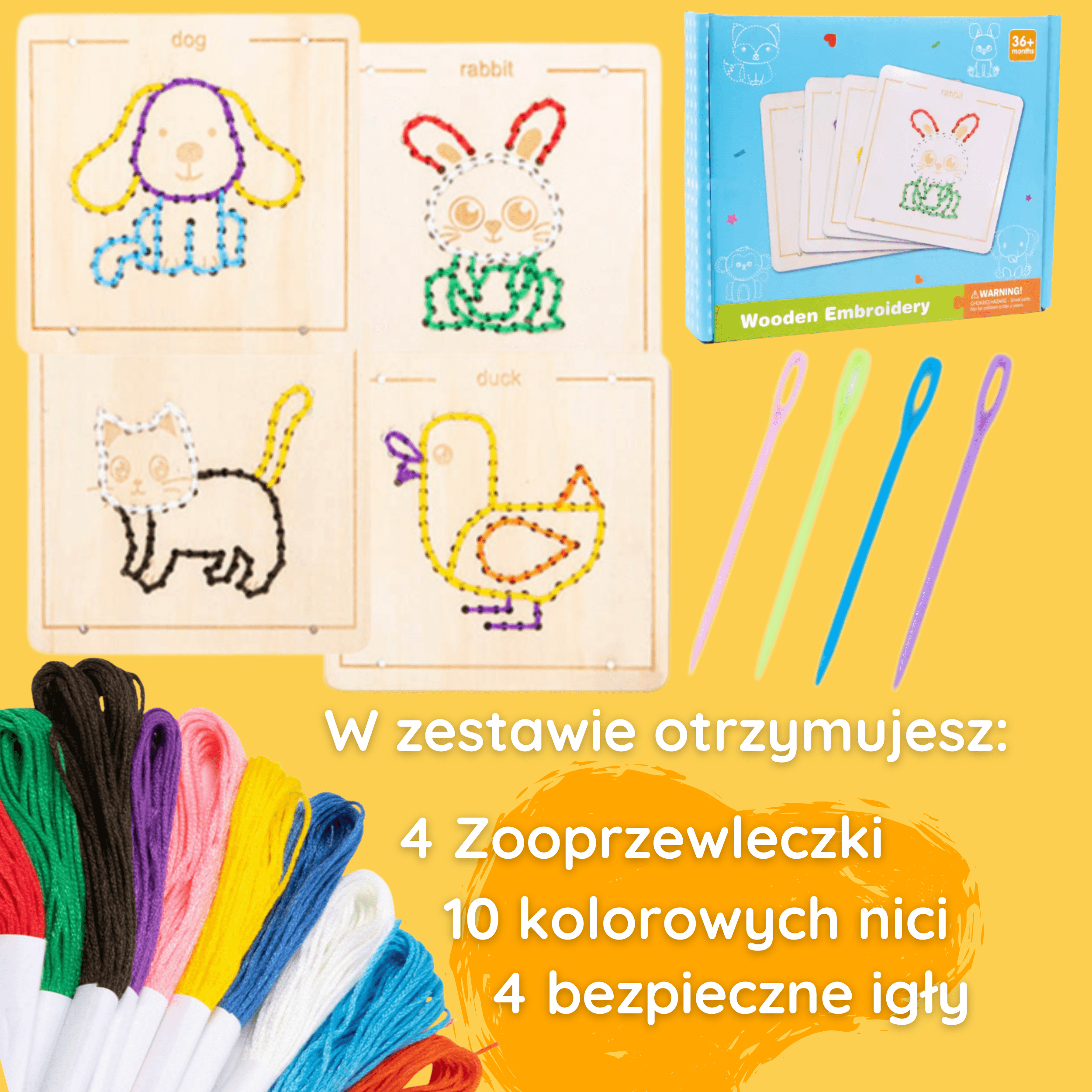 ZooPrzewleczki - Zestaw zwierzątek do szycia